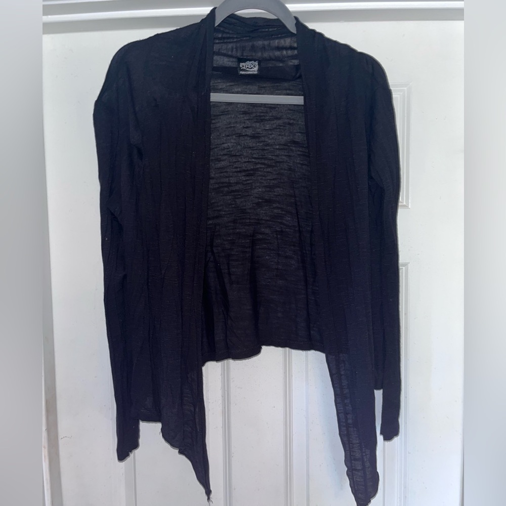 THX thanx collection (tj maxx) black cardigan